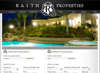 Web developer portfolio: Raith Properties