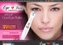 Web developer portfolio: Eye Love Products
