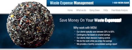 Web developer portfolio: Waste Expense Management